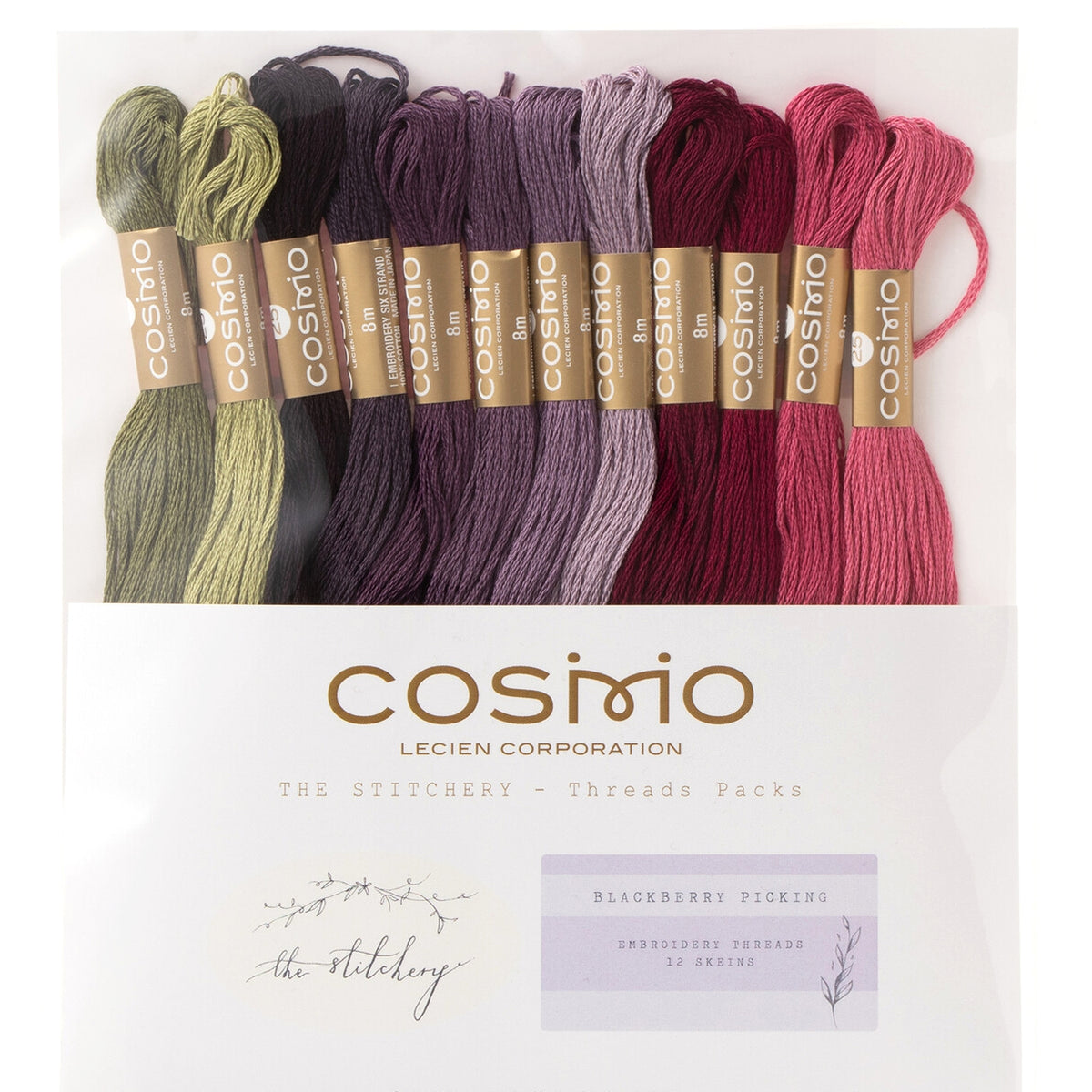 Cosmo thread Blackberry picking – Trish Burr Embroidery