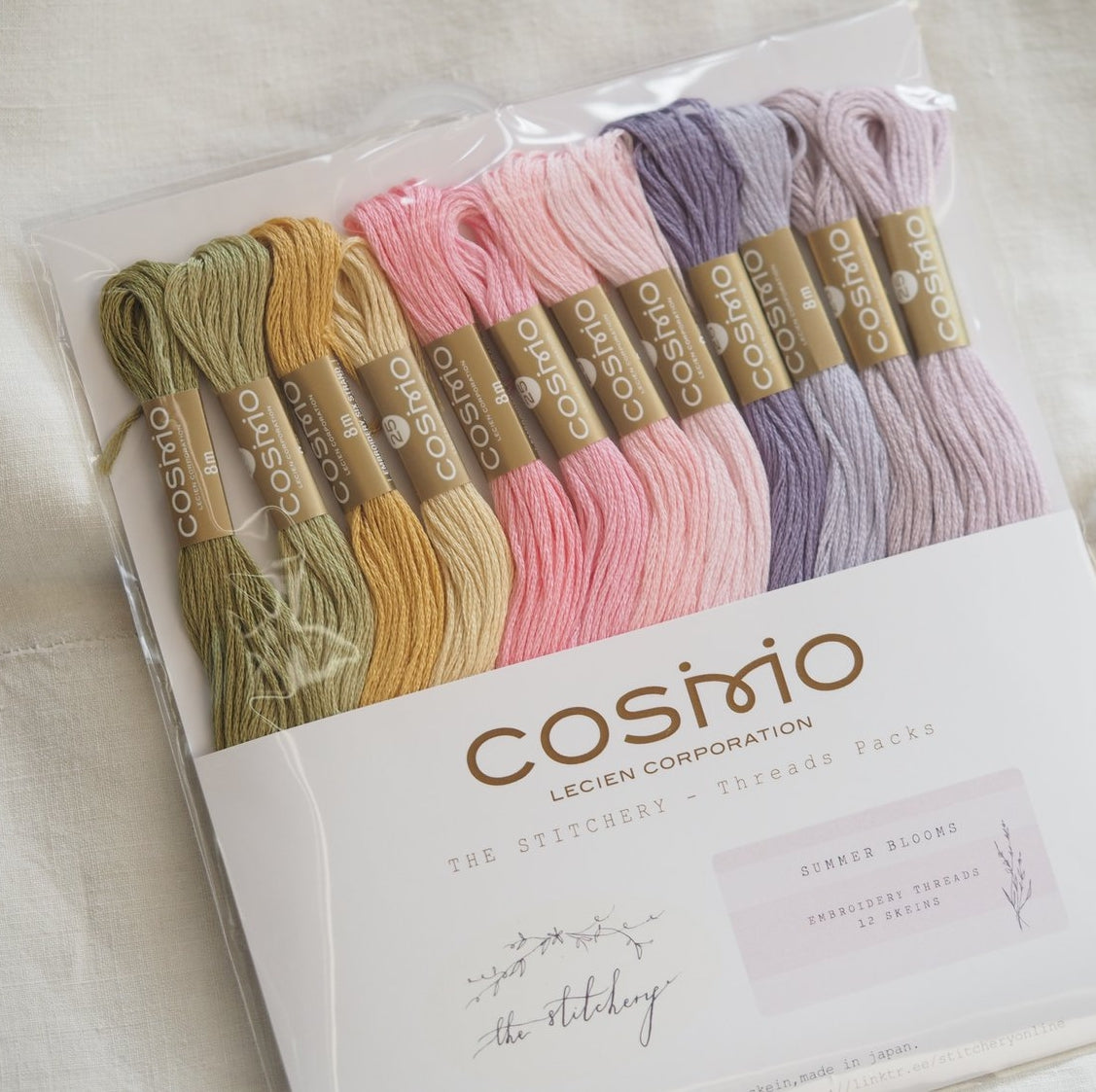 Cosmo thread Summer Blooms – Trish Burr Embroidery