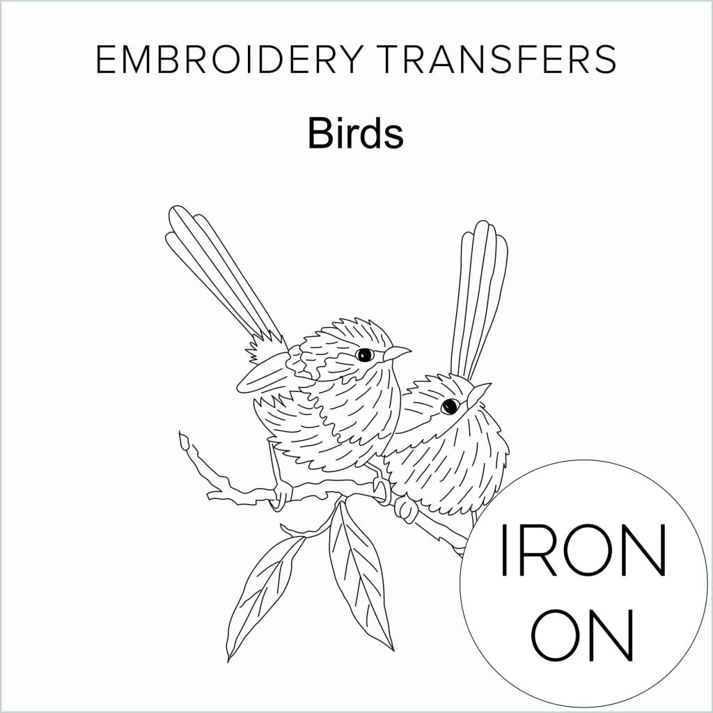 New. Transfer Pack 4 Birds Collection
