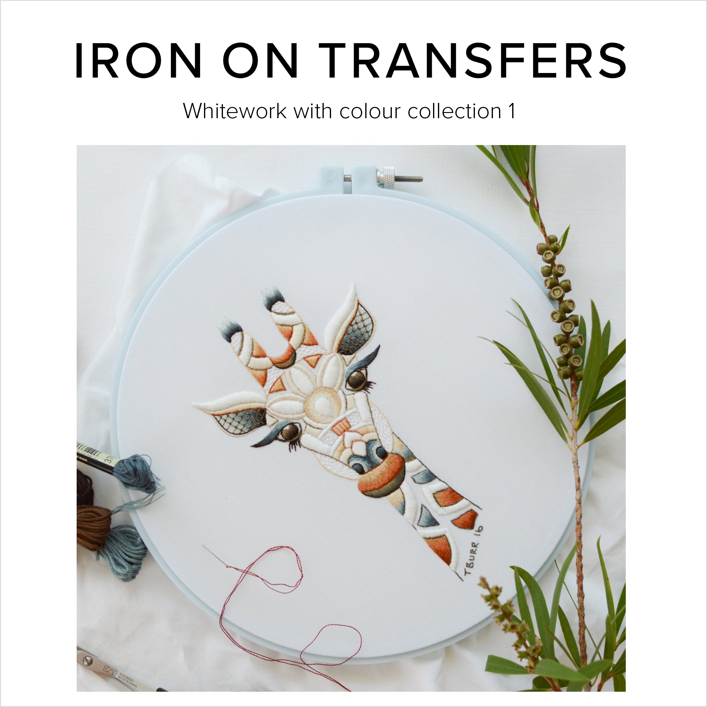 Trish Burr's Embroidery Transfers: Over 70 iron-on designs by Trish Burr,  Paperback